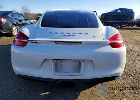 2015 Porsche Cayman from USA, damaged, VIN WP0AA2A84FK164253